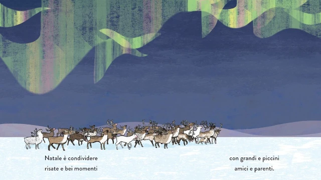 Un branco di renne. Non c'è Natale senza condivisione