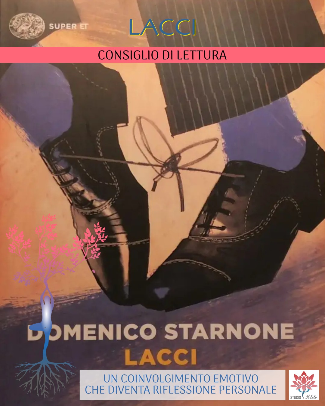 "Lacci", di Domenico Starnone. La copertina del libro Lacci, di Domenico Starnone. La copertina del libro