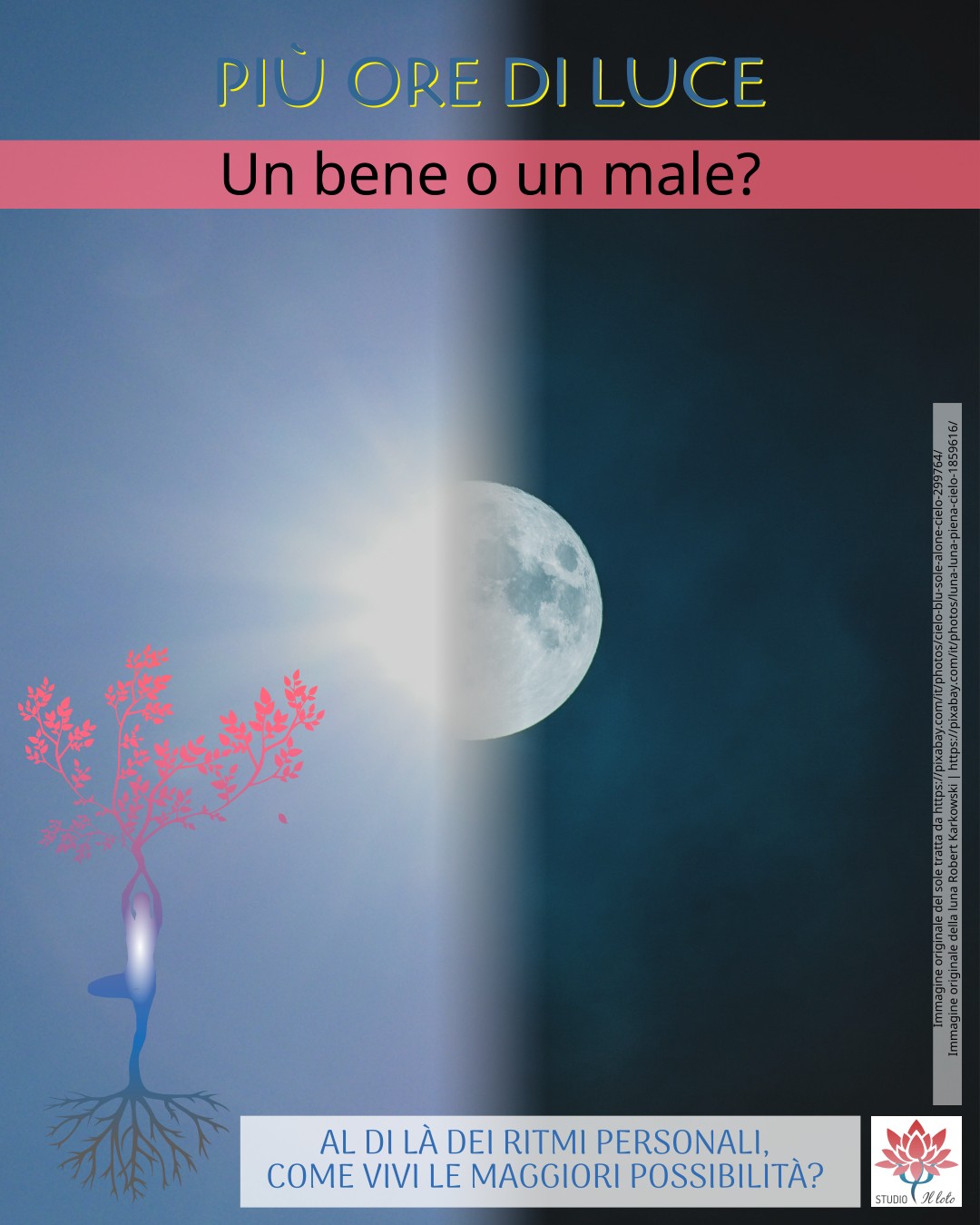 Il sole e la luna: tanta luce o te ne basta poca? Il sole e la luna: tanta luce o te ne basta poca?