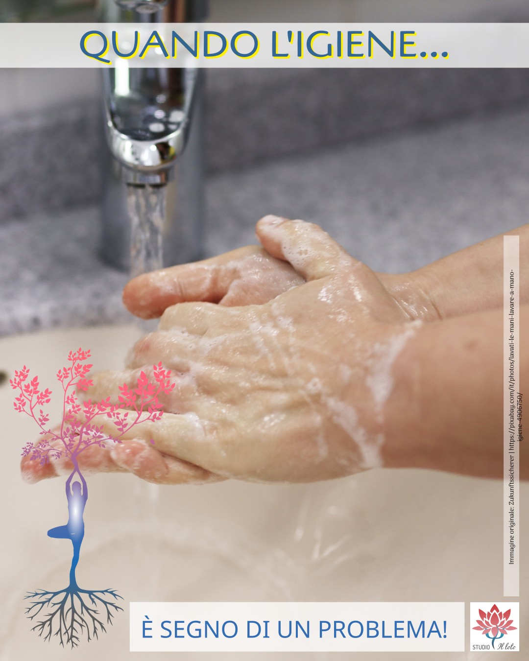 A volte lavarsi non serve solo a togliere sporco dalla pelle Primo piano di mani che vengono lavate in un lavabo.